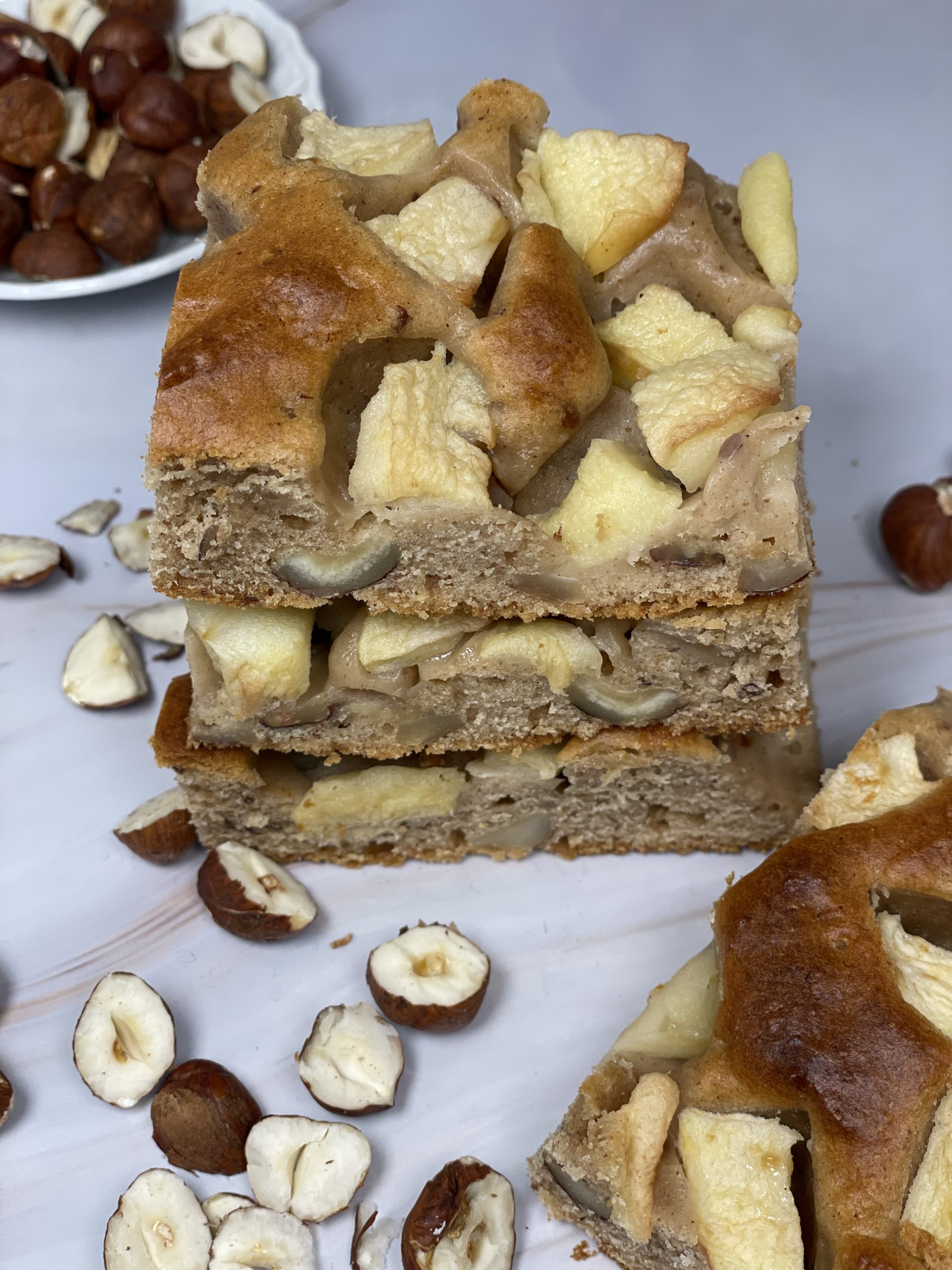 Apfel Haselnuss Kuchen