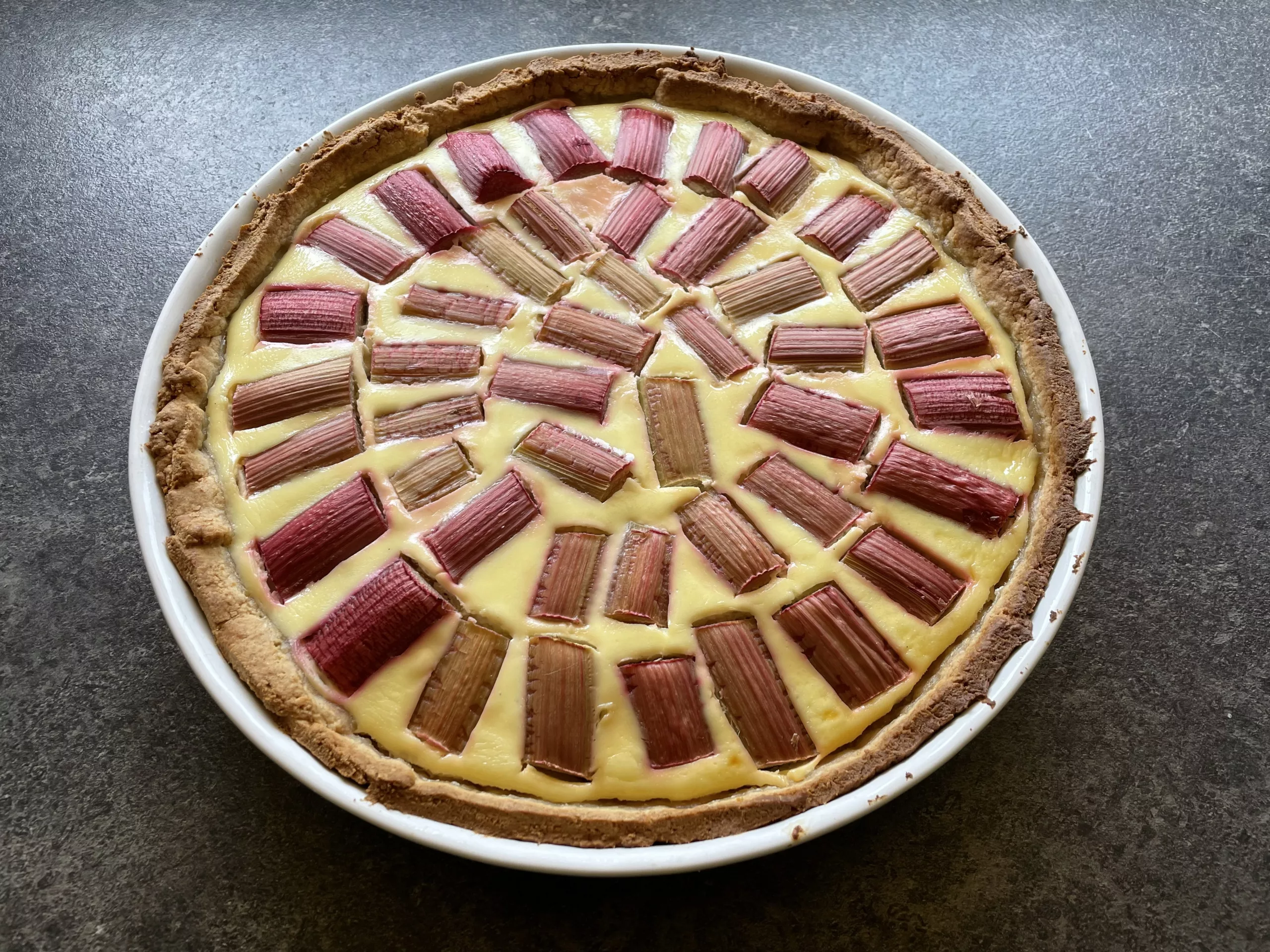 Rhabarber Cheesecake Tarte