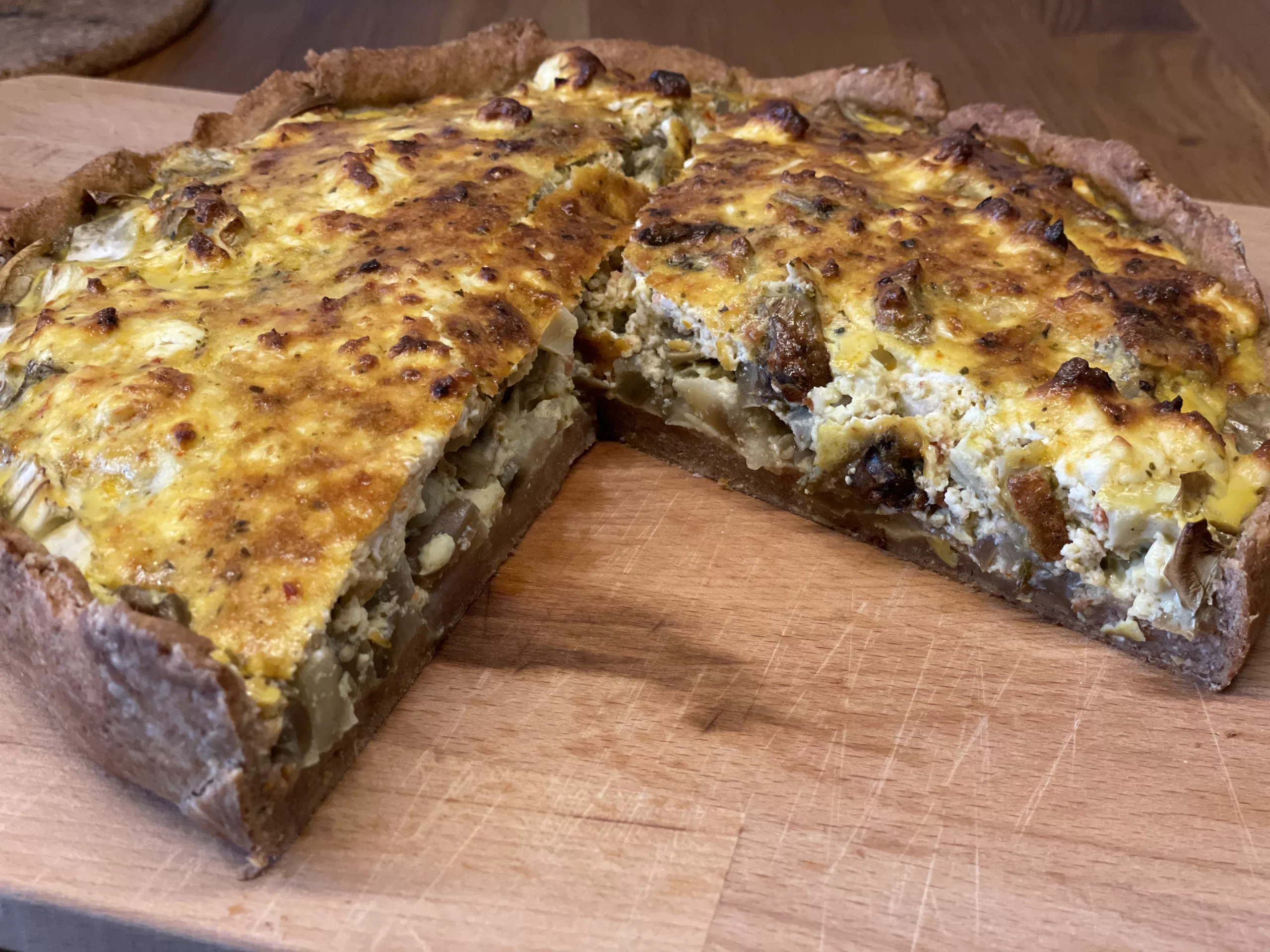 Auberginen Quiche