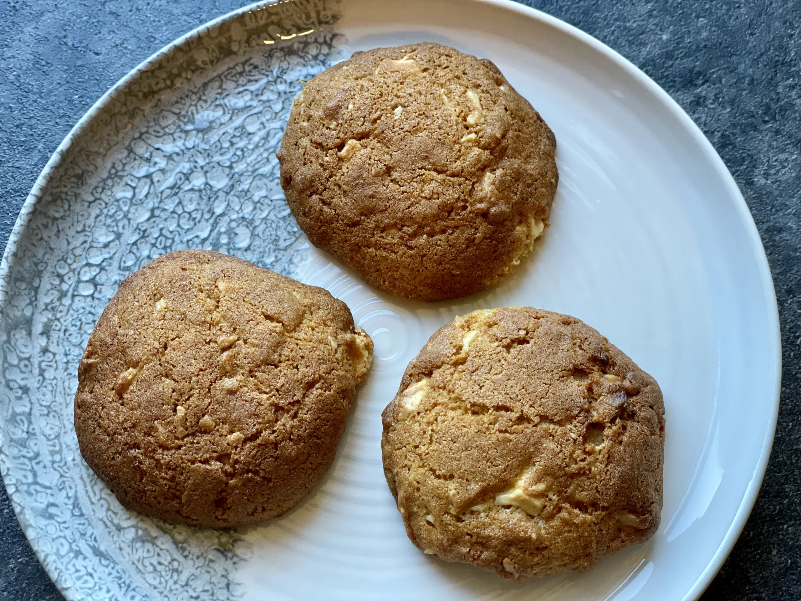 Weiße Schokolade Cookies