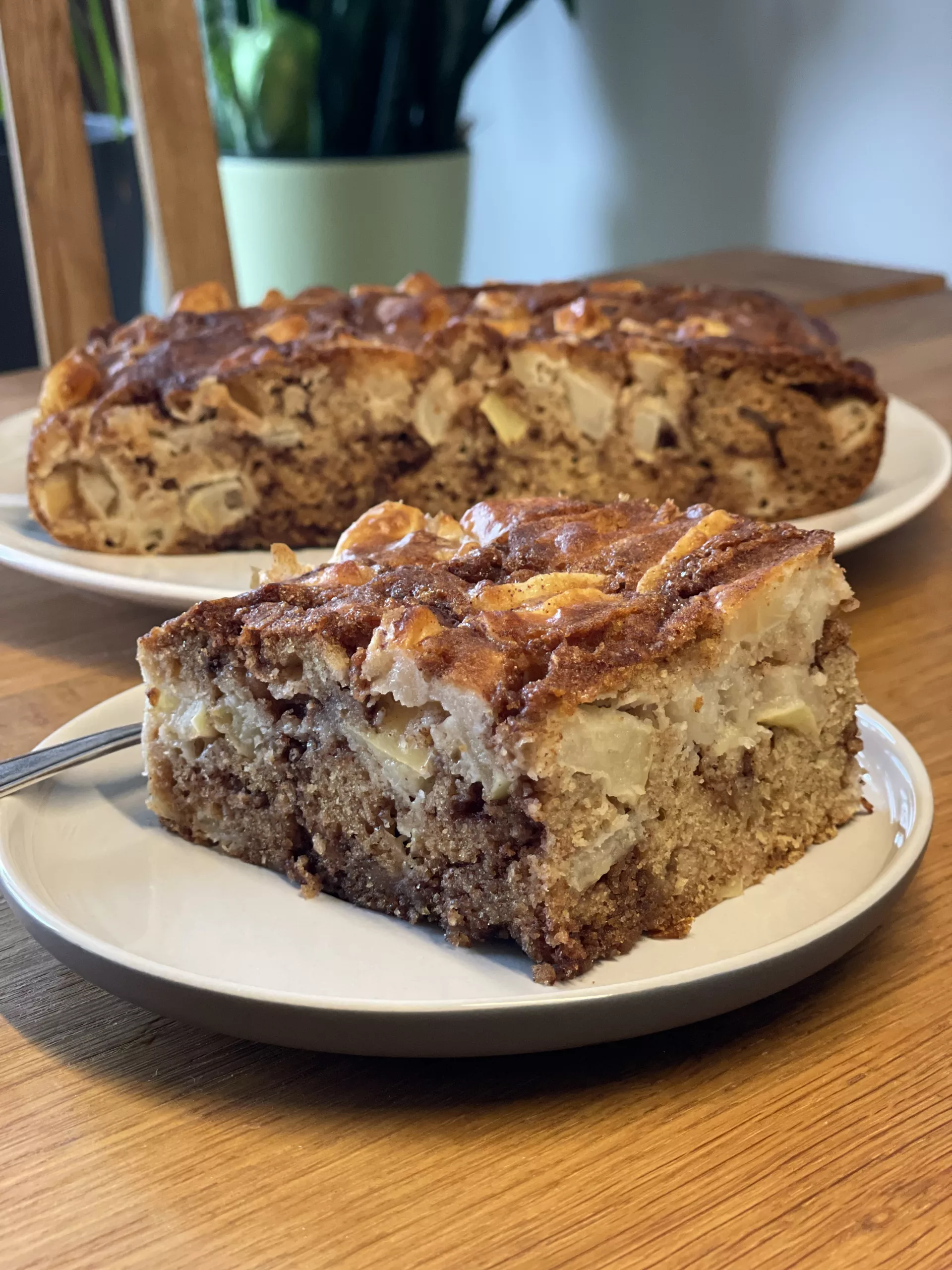 Zimtswirl Kuchen mit Äpfeln