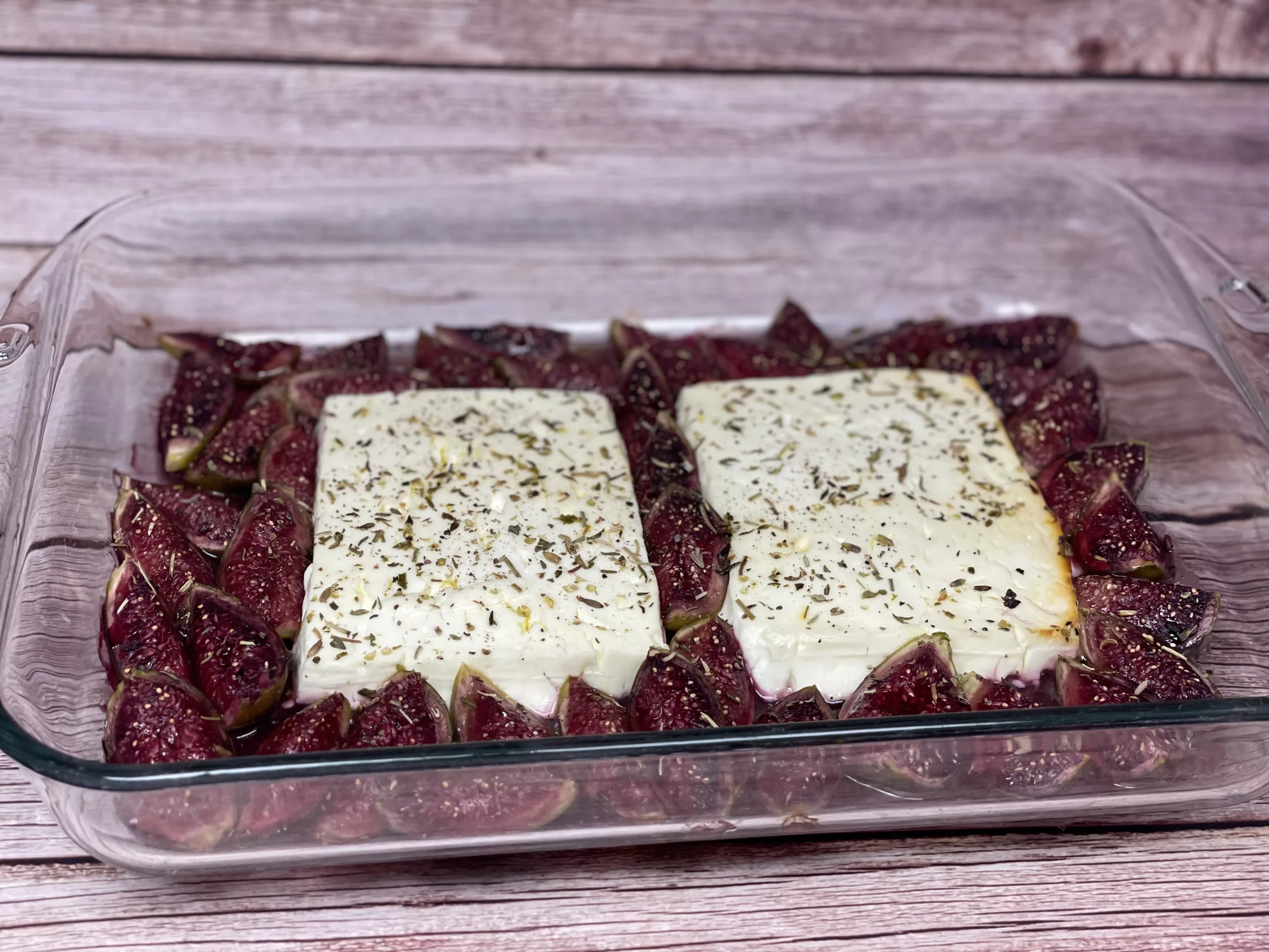 Feta und Feigen aus dem Ofen