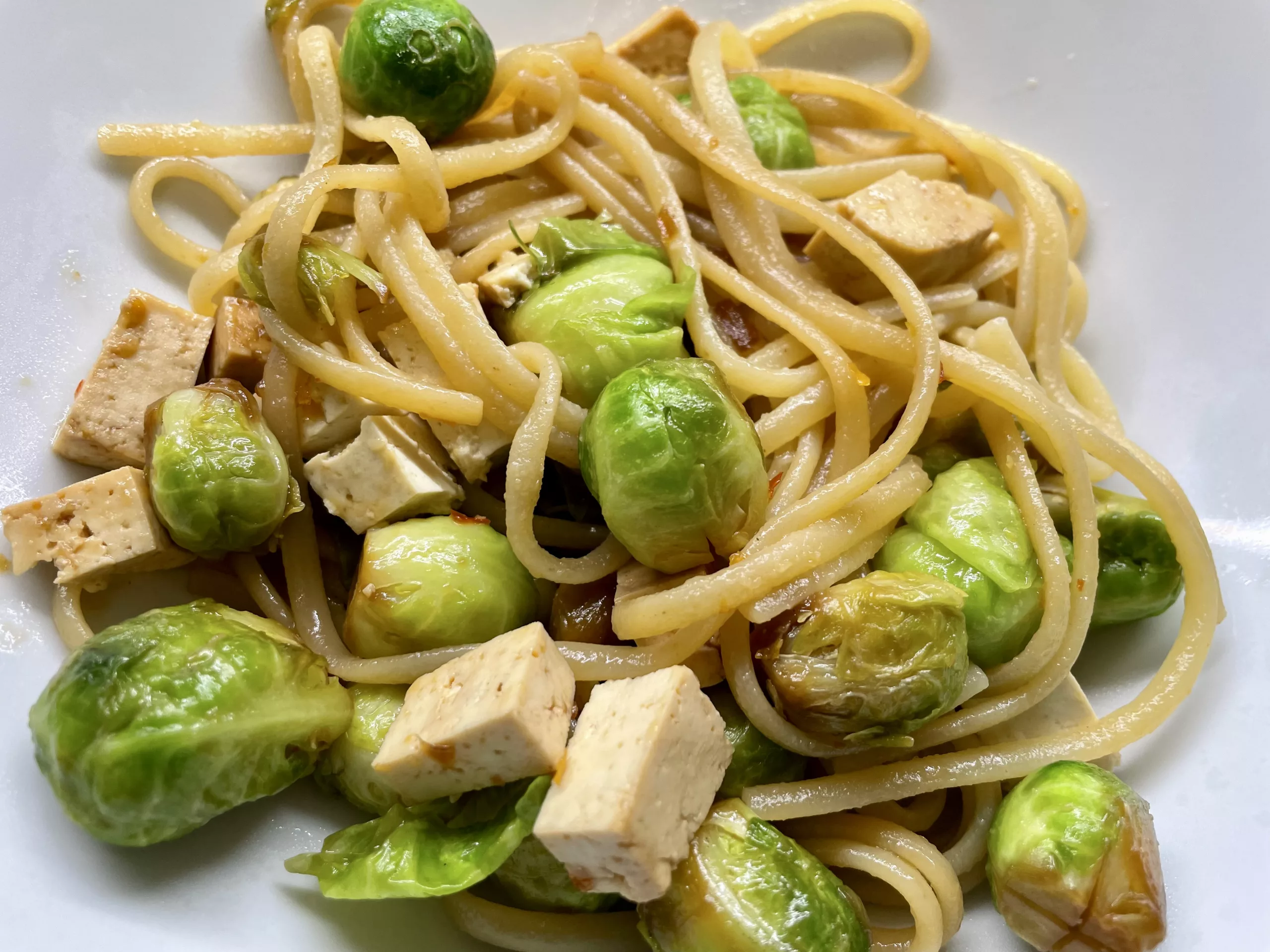 Rosenkohl Nudelpfanne