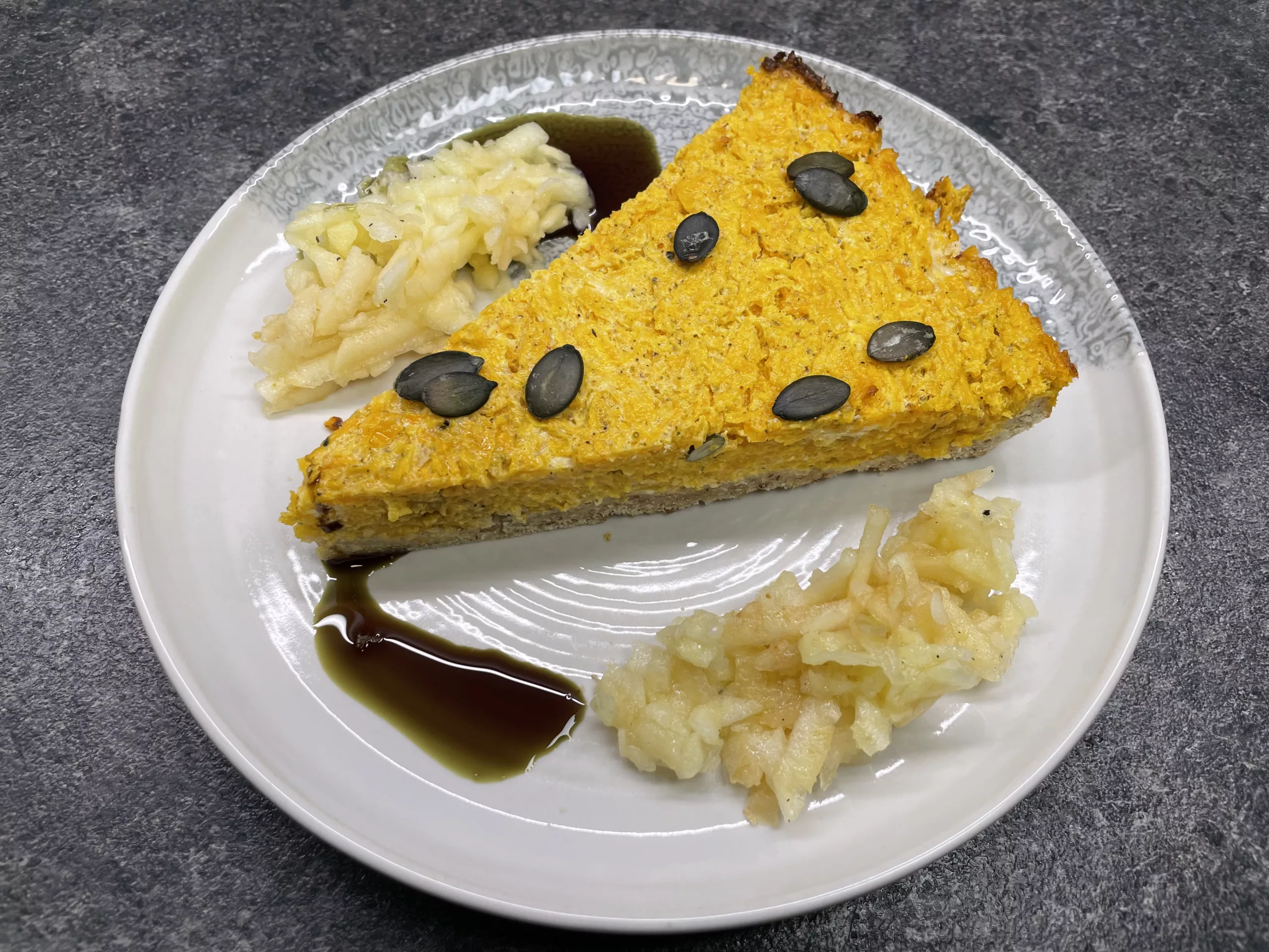 Kürbis Quiche